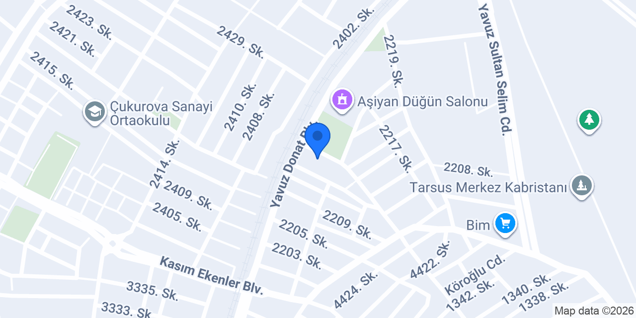 Tarsus Eczanesi konumu