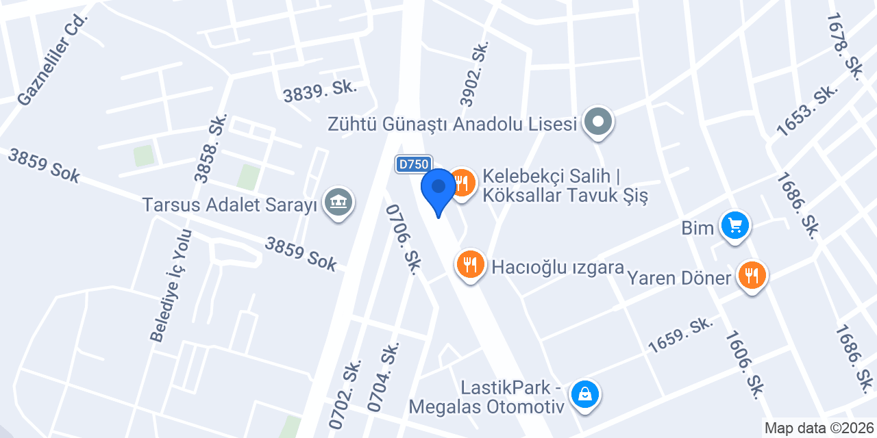 Saklıbahçe restaurant konumu