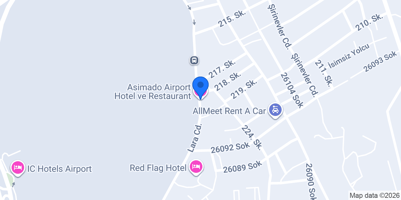 Asimado Airport Hotel ve Restaurant konumu