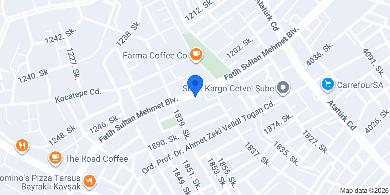 Vişne Kafe konumu