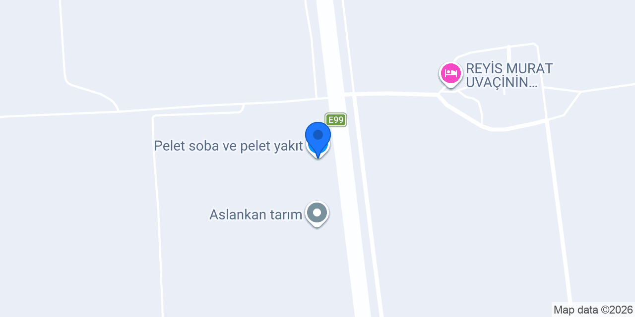 Pelet soba ve pelet yakıt konumu