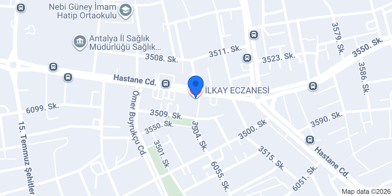 İLKAY ECZANESİ konumu