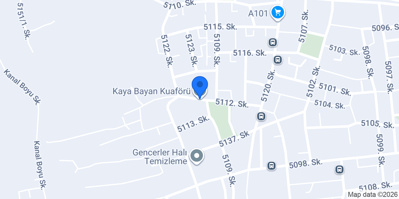Kaya Bayan Kuaförü konumu
