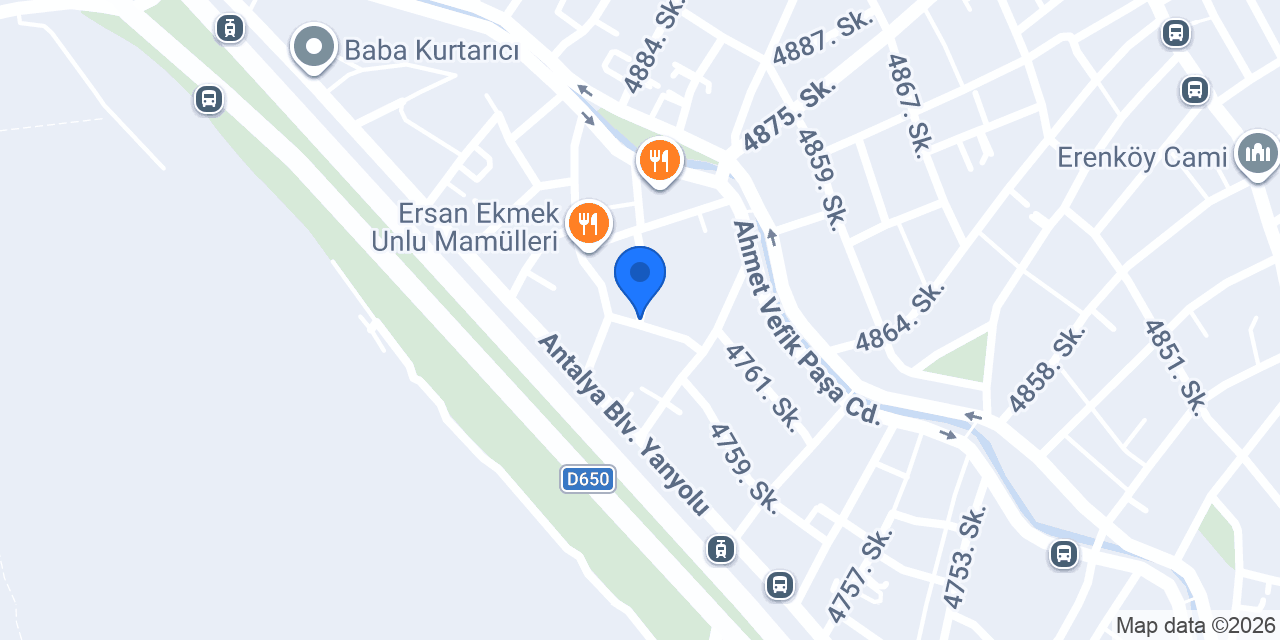 Aspendos Yapay Kaya konumu