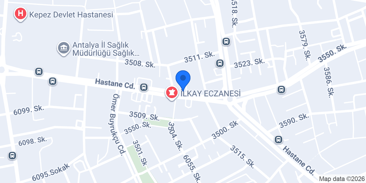 Antalya Aile Sağlık Kabini konumu