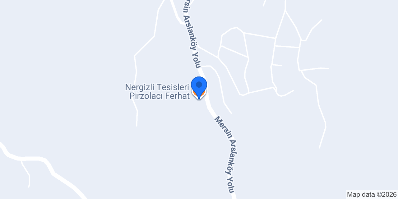 Nergizli Tesisleri Pirzolacı Ferhat konumu