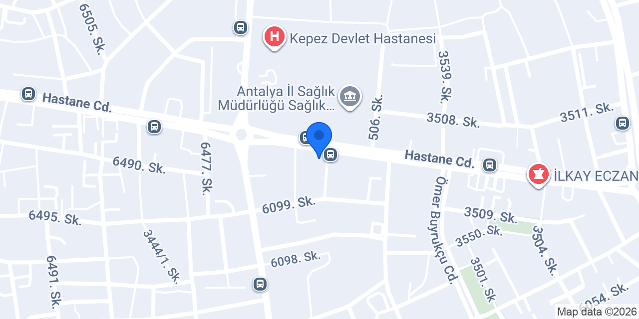 Sağlam İlaçlama konumu