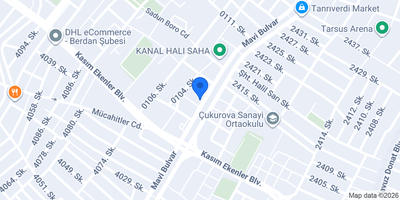 TARSUS ARTI ELEKTRONİK konumu