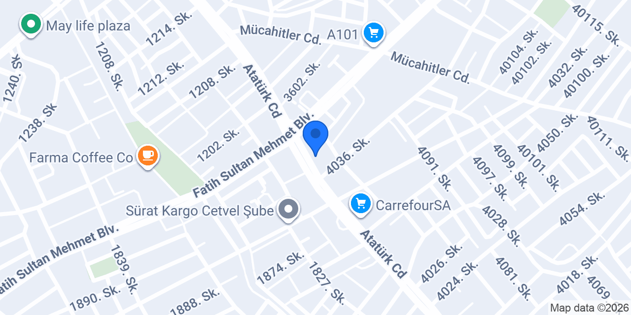 Bahçe Tarım Tarsus Şube konumu