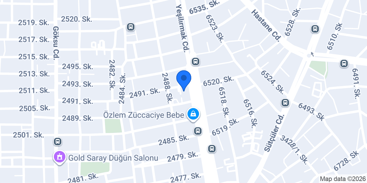 Blue Life Bayan Kuaförü Raziye konumu
