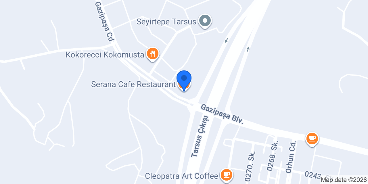 Serana Cafe Restaurant konumu