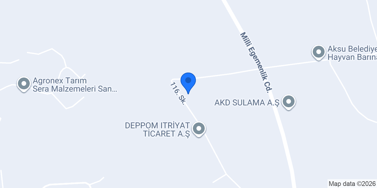 NACİ ÜLKER TARIM ÜRÜNLERİ A.Ş. konumu