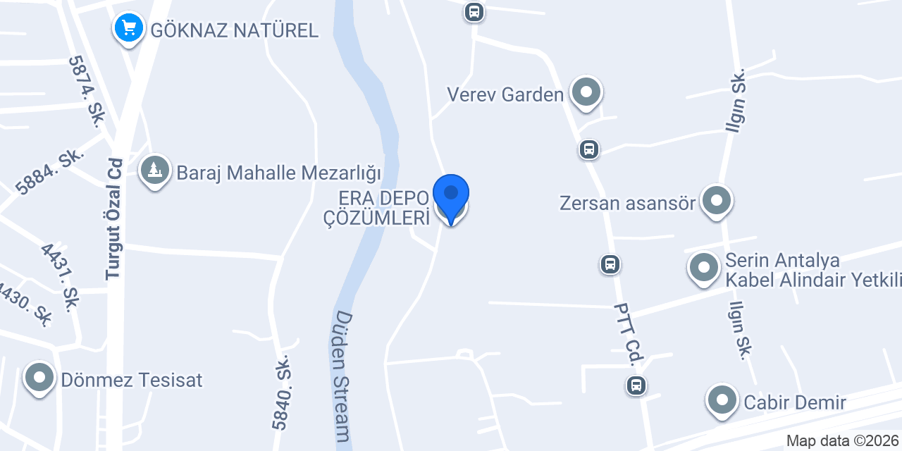 ERA DEPO ÇÖZÜMLERİ konumu