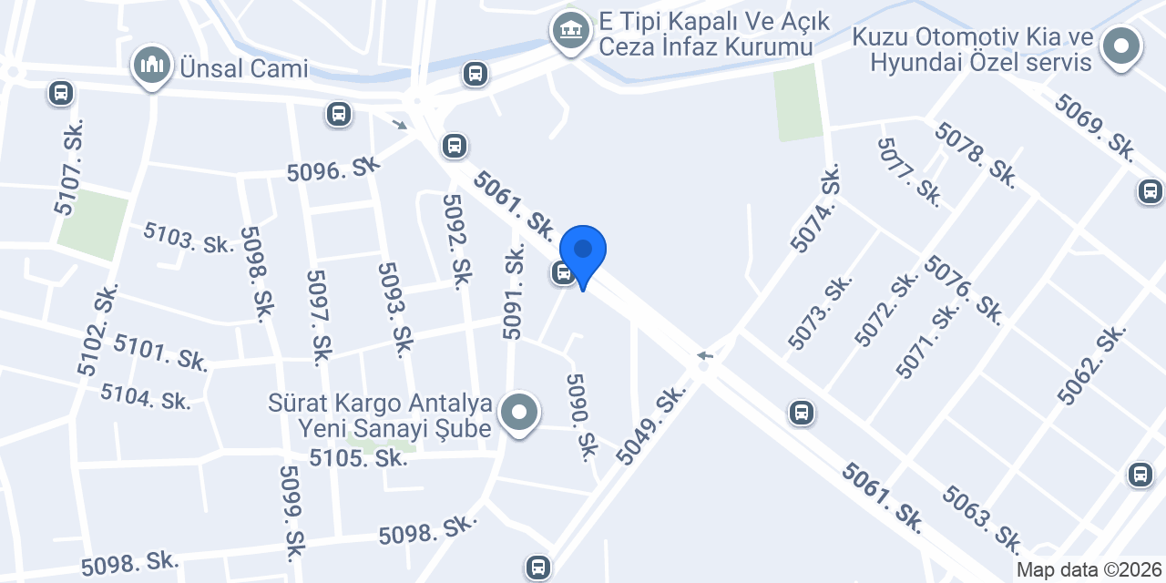 Çelikkaya Turizm Taşımacılık konumu