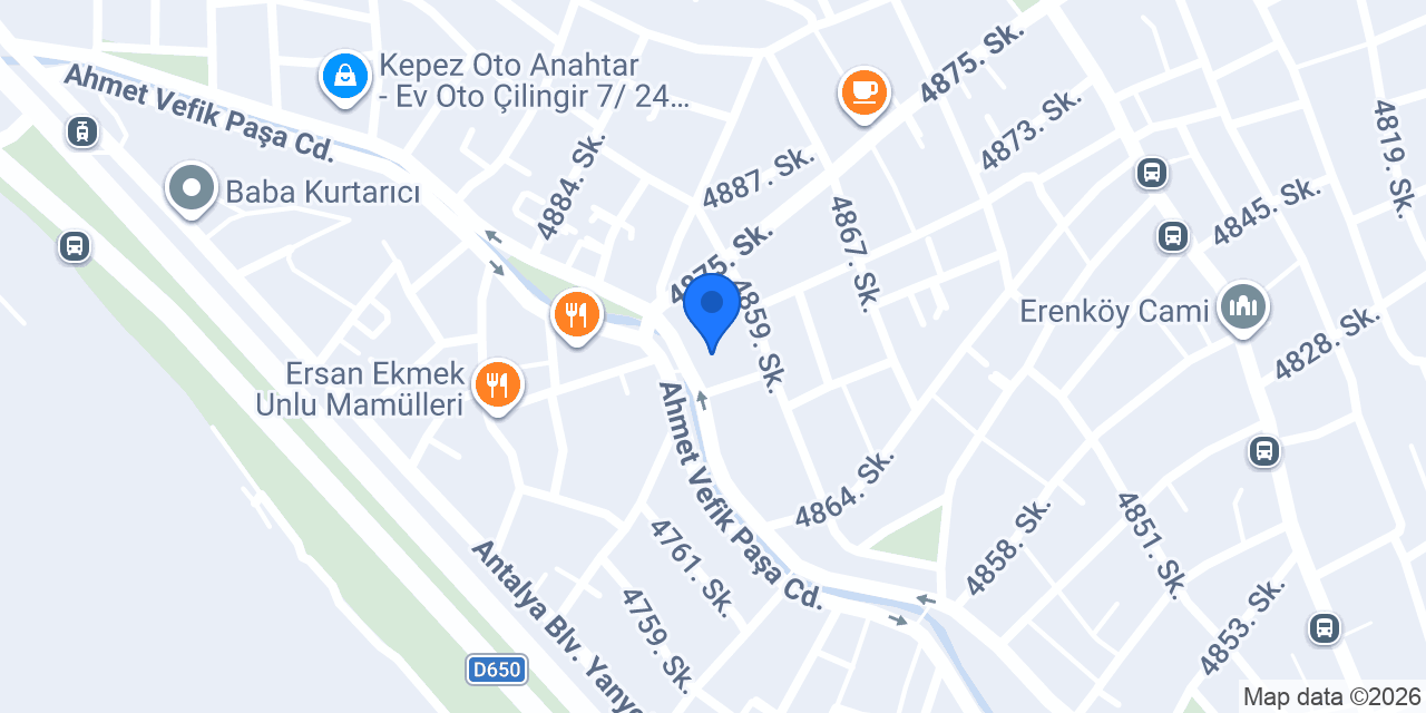 Akmolla Camii konumu