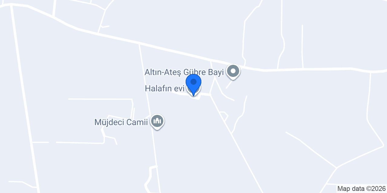 Halafın evi konumu