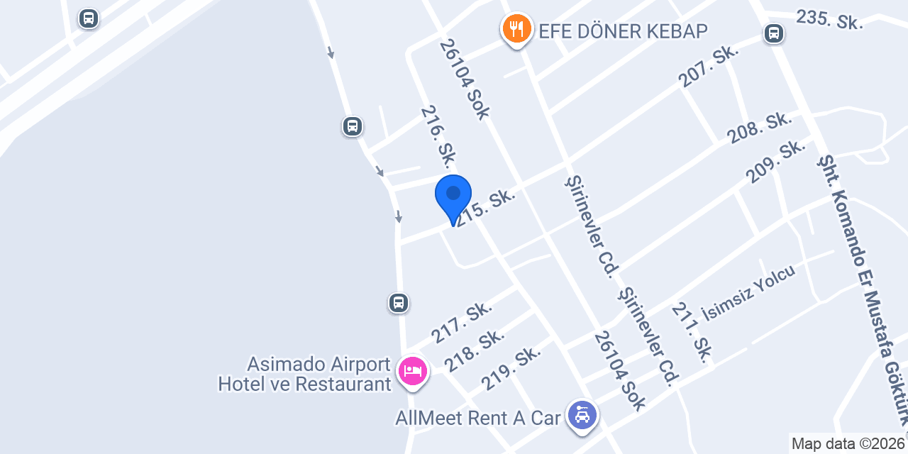 BRİSTOL RENT A CAR konumu