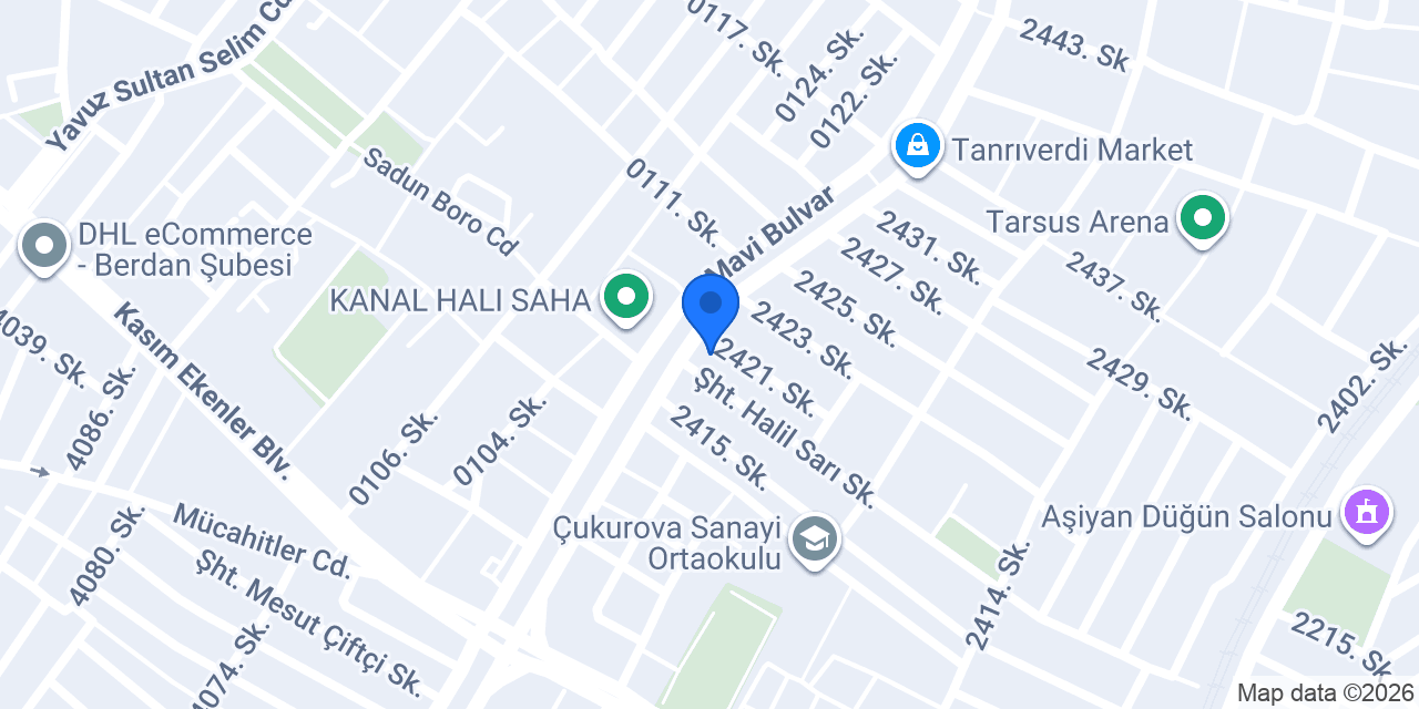 Tarsus Mobilya konumu