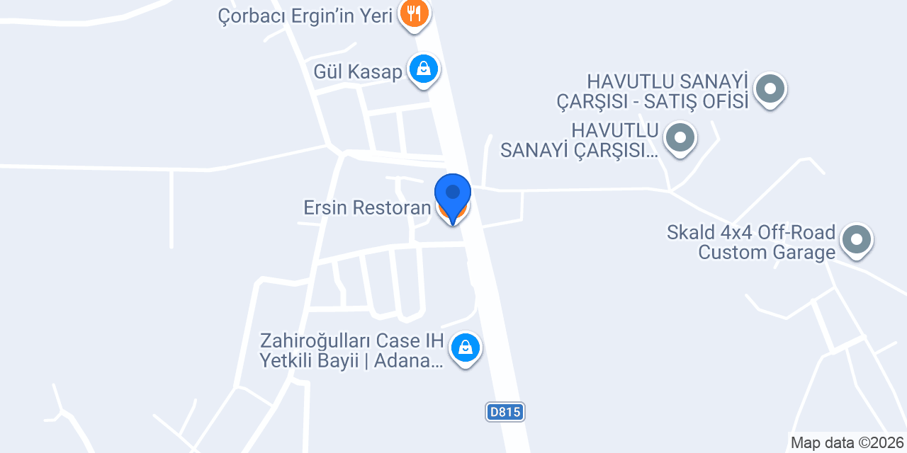 Ersin Restoran konumu