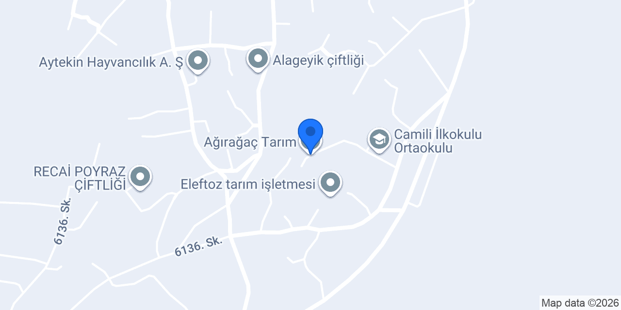 Ağırağaç Tarım konumu