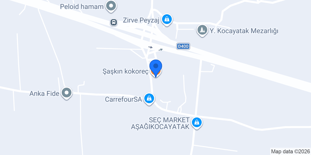 Şaşkın kokoreç konumu