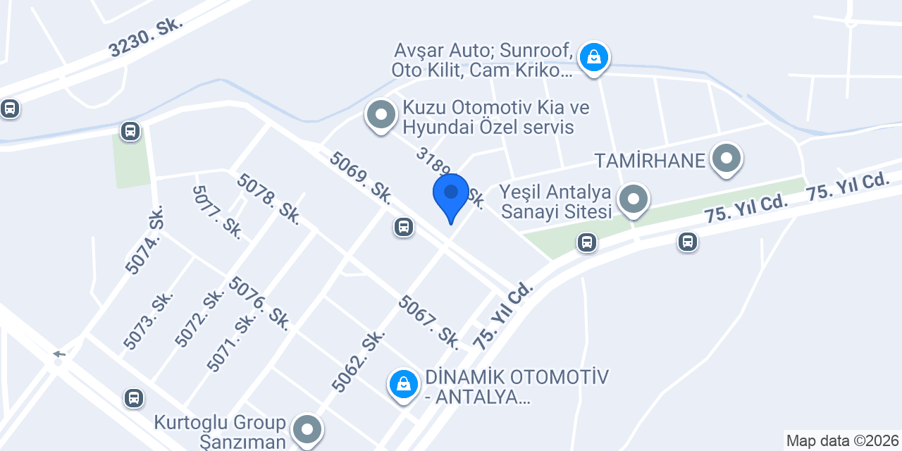Felek Otomotiv konumu