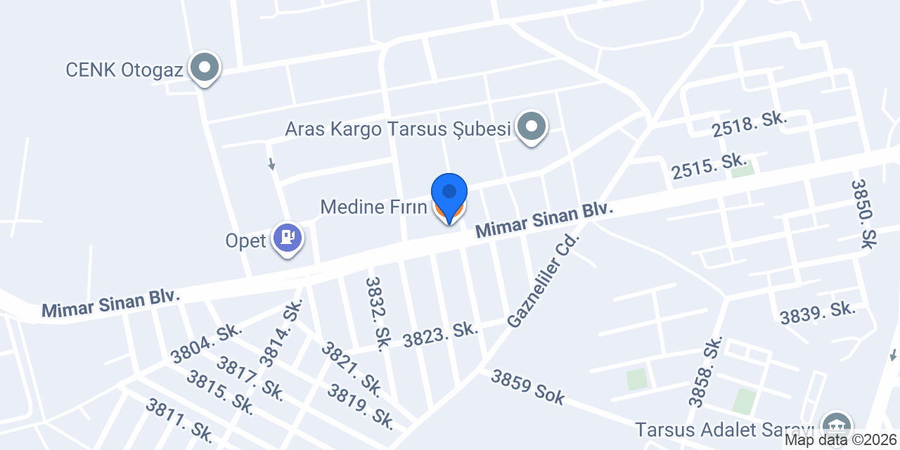 Medine Fırın konumu