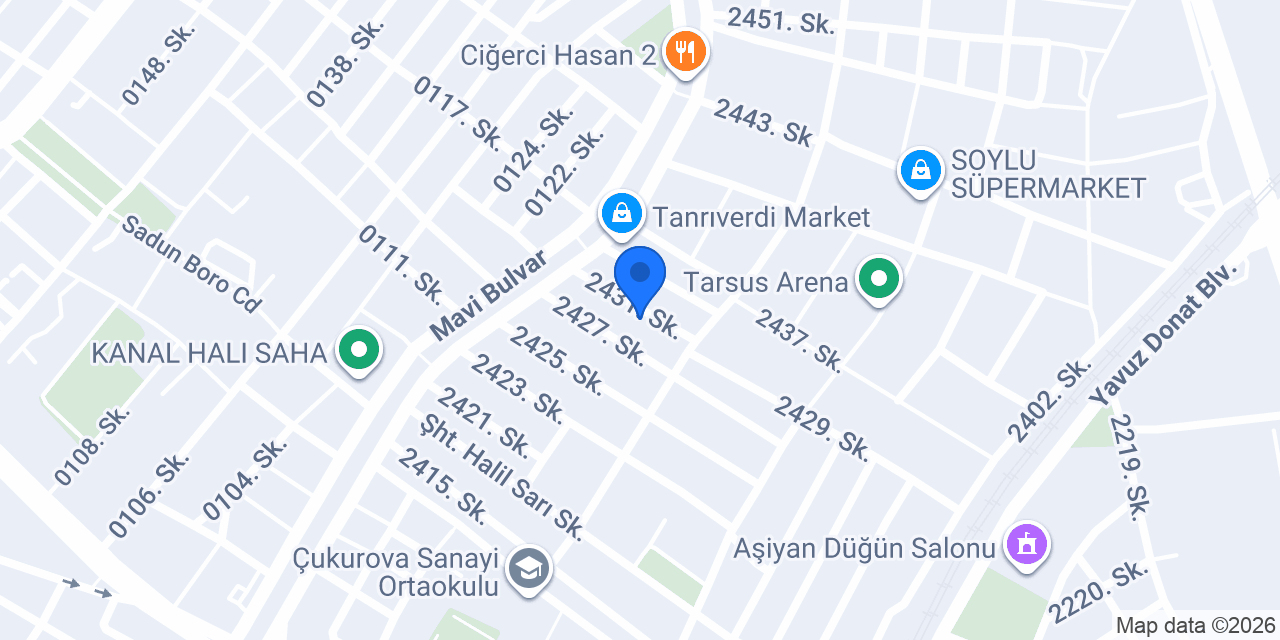 TARSUS KÜÇÜKKAYA ELEKTRİK konumu