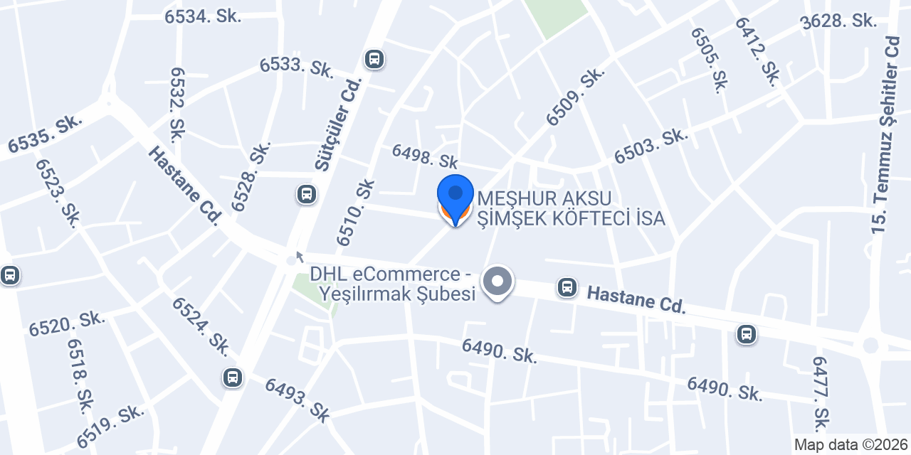 MEŞHUR AKSU ŞİMŞEK KÖFTECİ İSA konumu