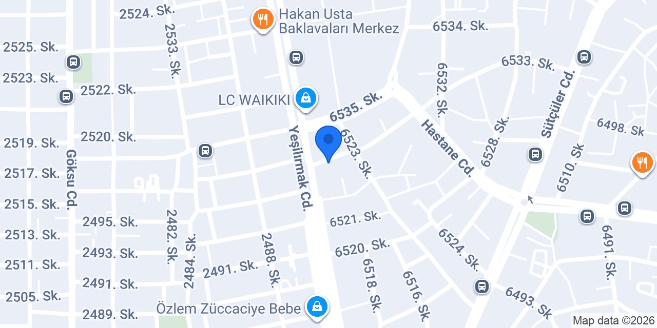 Yedi Kuyular İlkokulu konumu