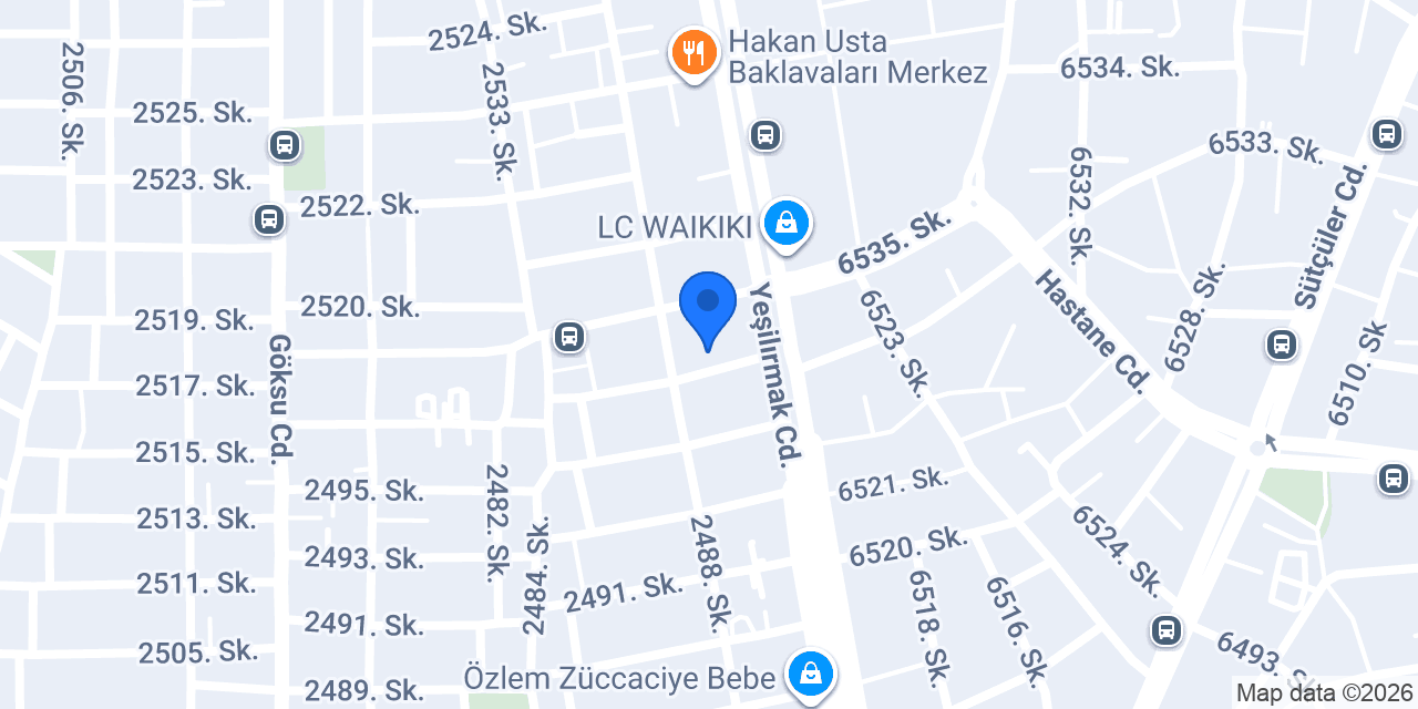 Diriliş Catering Gülseren Akıncı konumu