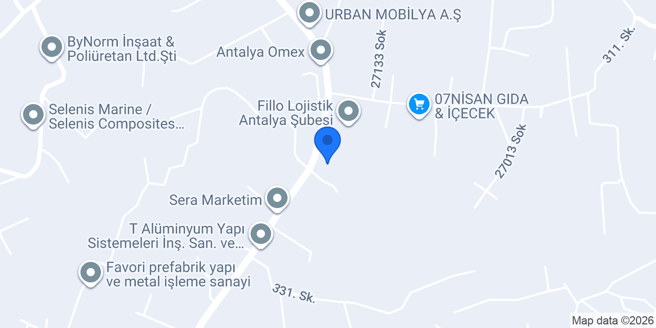 Arbil Mobilya konumu