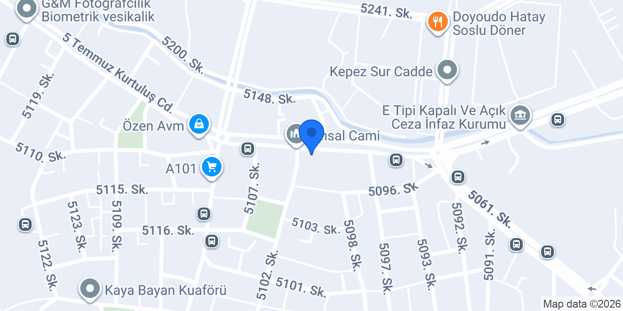 NAZAN bayan kuaförü konumu