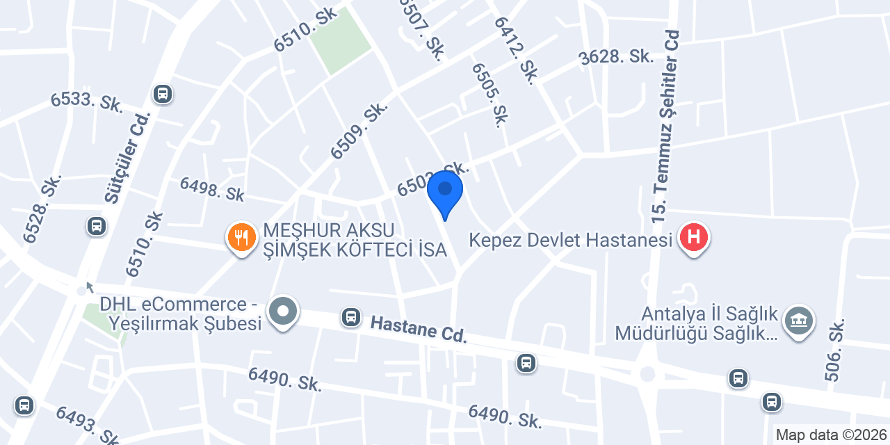 Kepez çiçekçi konumu