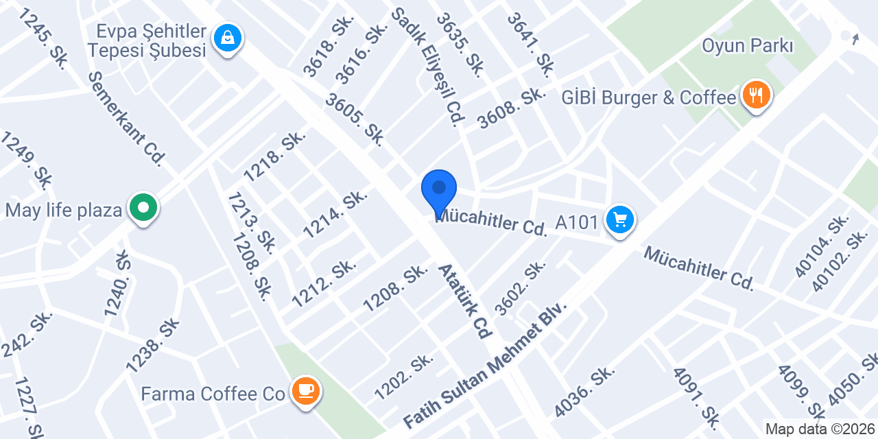 Kardeşler Fırın konumu