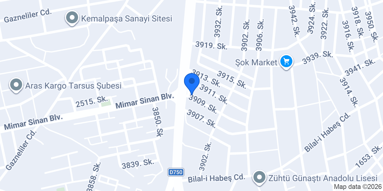 Beşler Yapı Market konumu