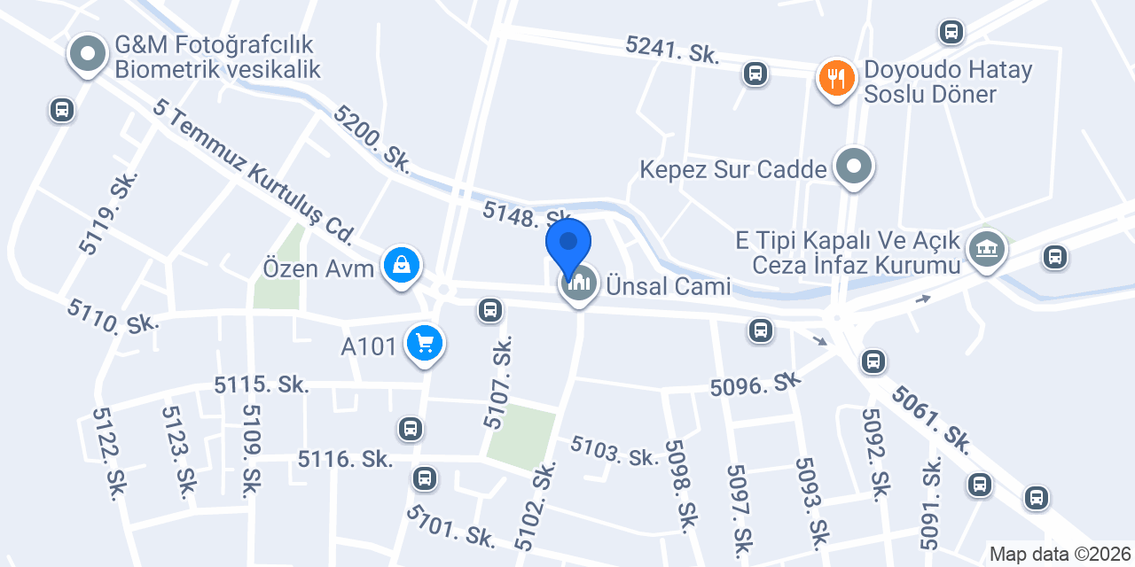 Nur Pastaneleri Ünsal Şubesi konumu
