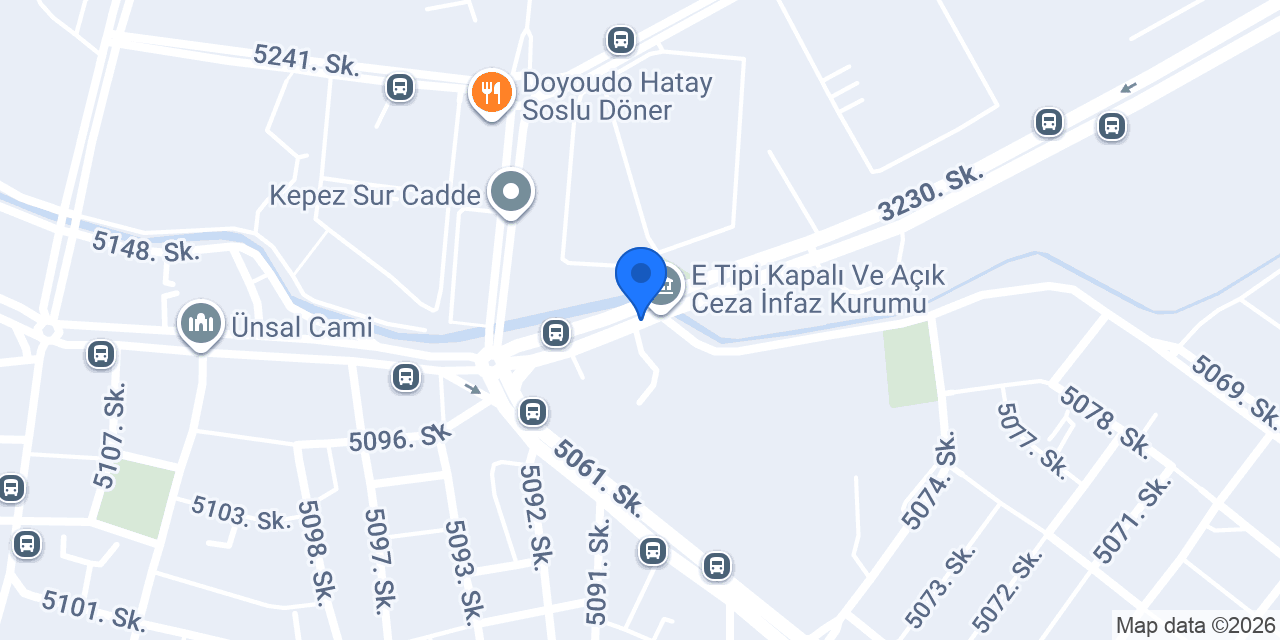 Antalya Cezaevi konumu