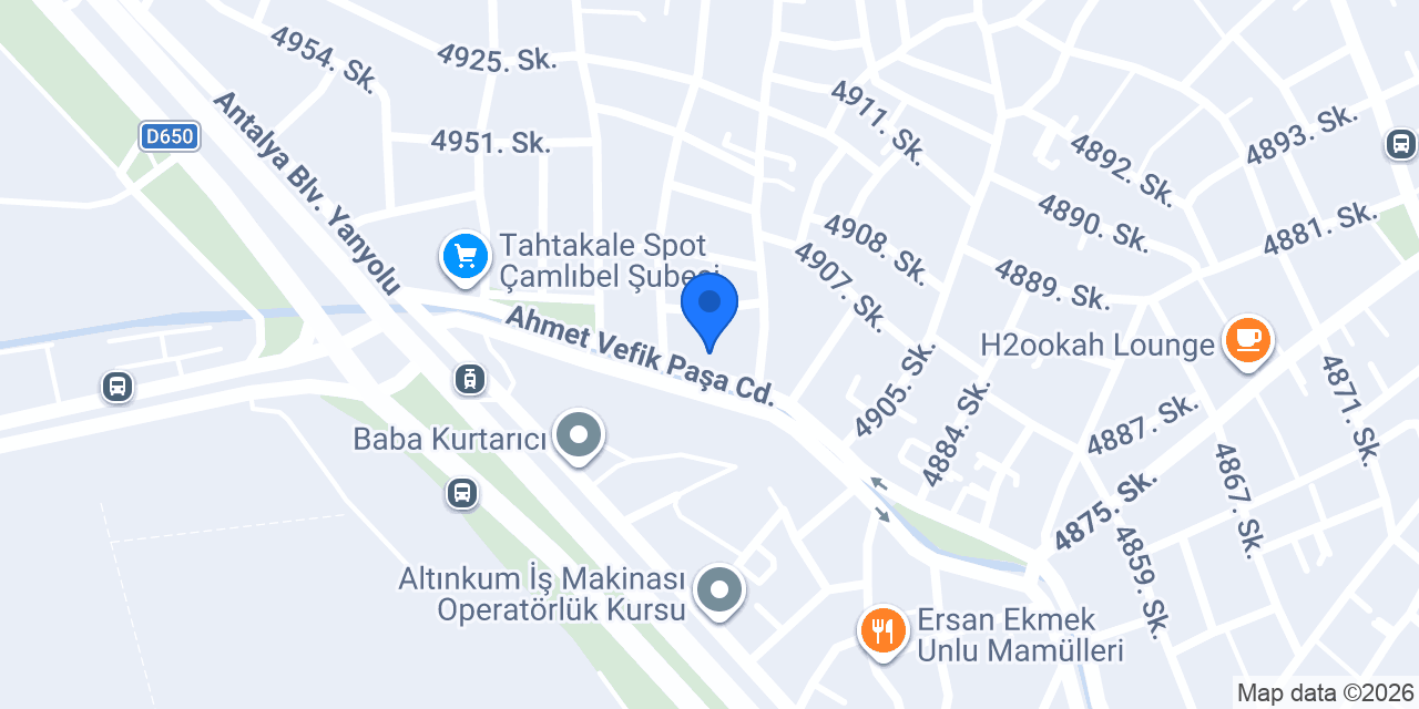 Nur Pastaneleri konumu