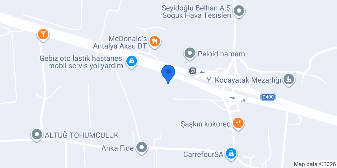 İpek Mermer Madencilik - Arsi Mermer konumu