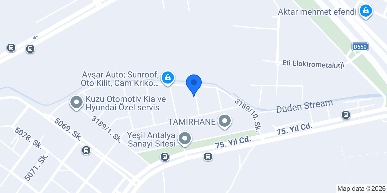 Atik Oto Bakım Servisi konumu