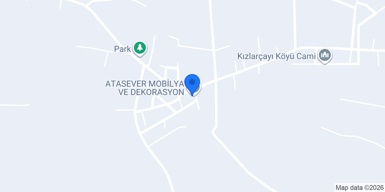 ATASEVER MOBİLYA VE DEKORASYON konumu