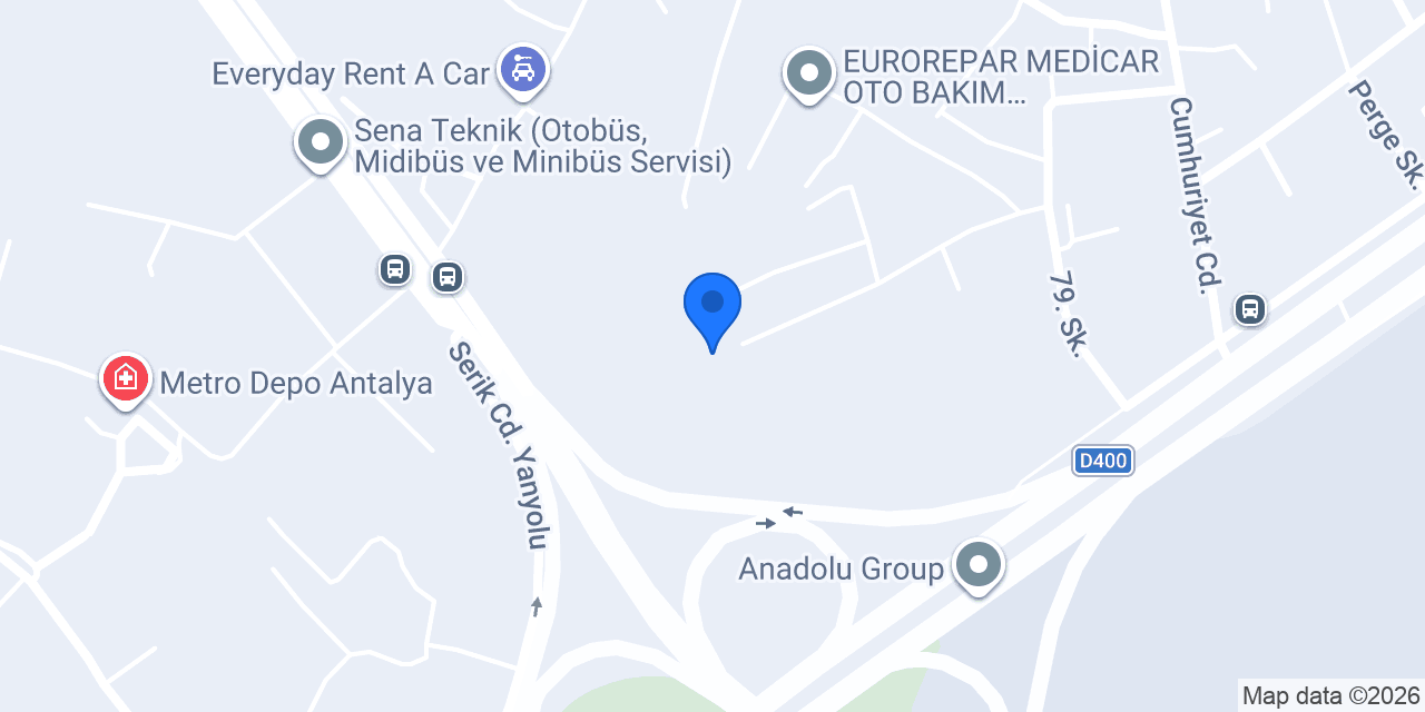 Verde Tasarım Proje Uygulama AŞ konumu