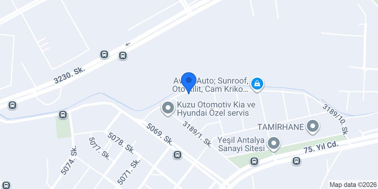 Onur Oto Servisi konumu