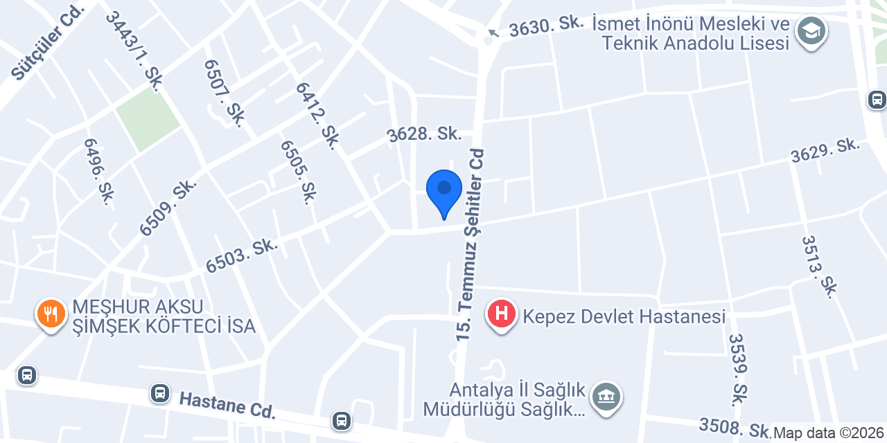 Vefa Optik konumu