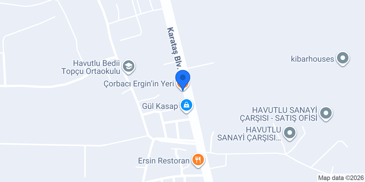 Çorbacı Ergin’in Yeri konumu
