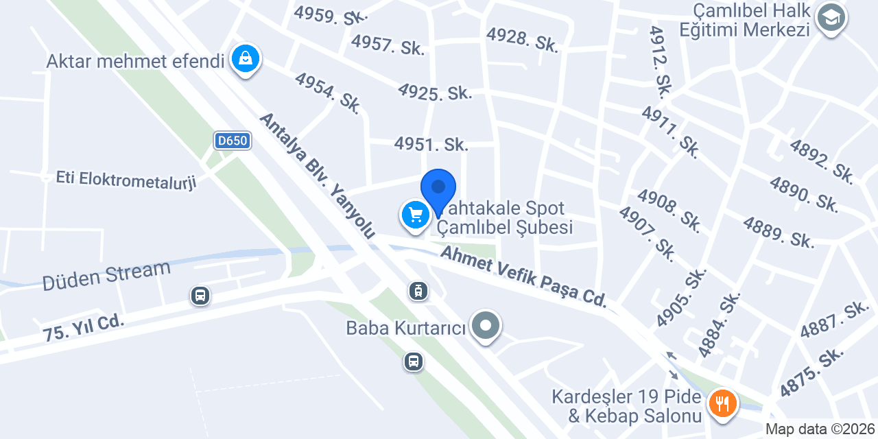 Ata Mobilya konumu