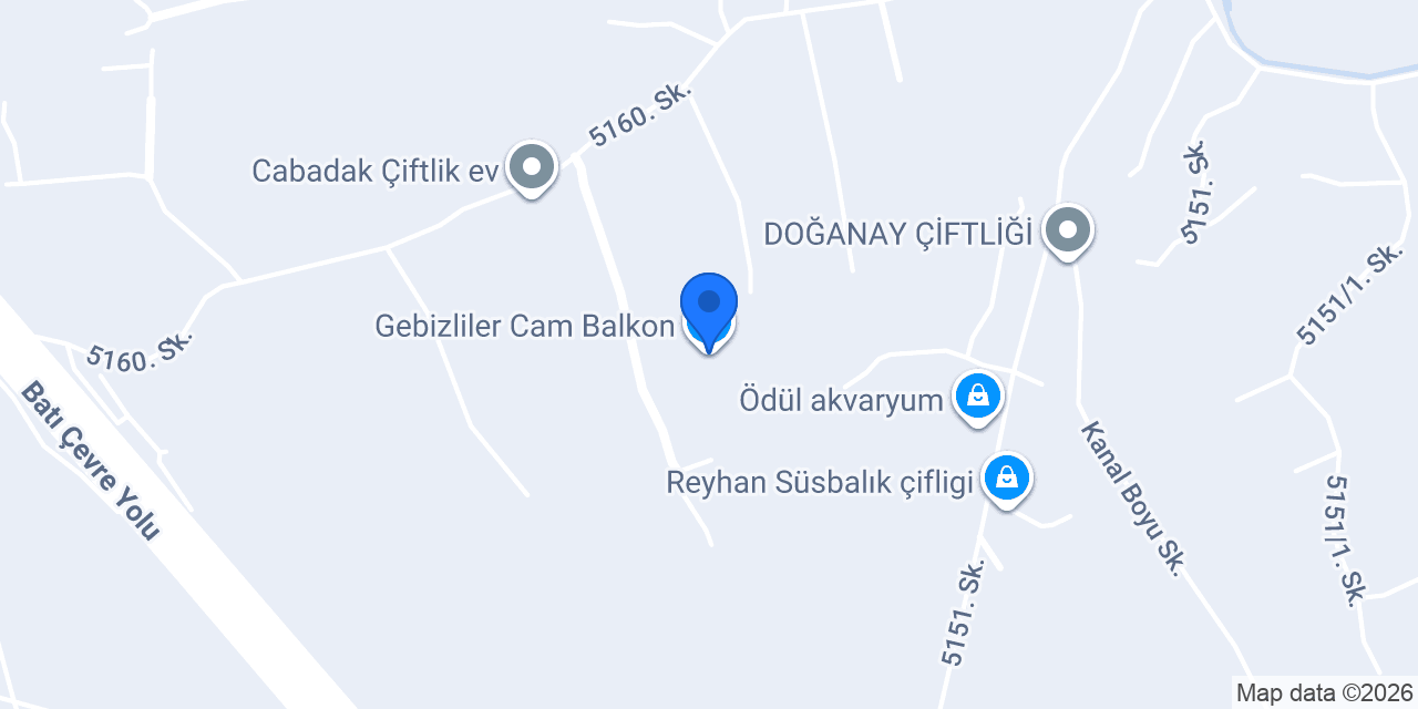 Gebizliler Cam Balkon konumu
