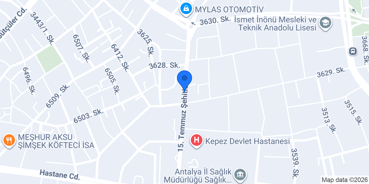 Hatay divan kebap &pide konumu