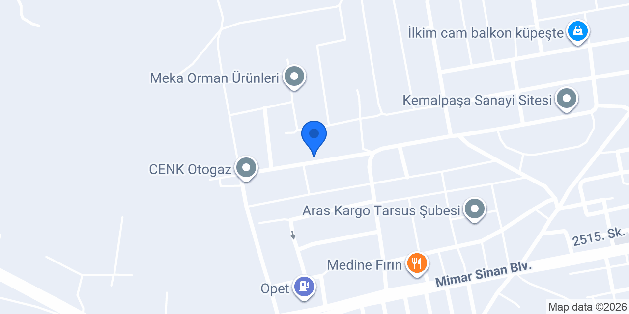 Tarsus Egemen Makine konumu